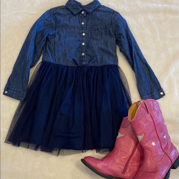 OshKosh B'gosh Other - Cowgirl chic denim toddler dress